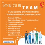 SCTS Nursing and Allied Health Professional Sub-Committee Leads