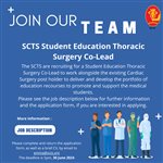 SCTS Student Education Thoracic Surgery Co-Lead