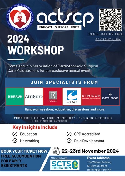 3rd Annual ACTSCP Cardiothoracic Workshop