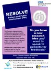 RESOLVE  Patient and Public Involvement (PPI)